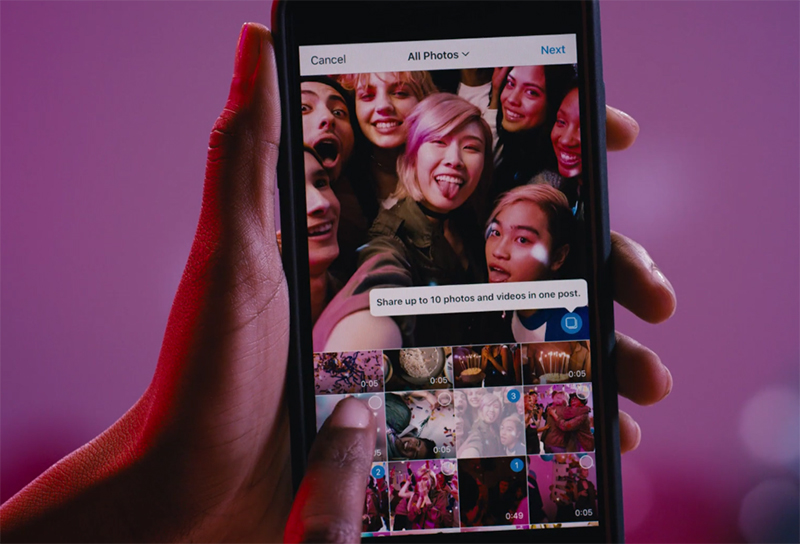Fitur Baru Instagram, Upload Banyak Foto dan Video Sekaligus MacPoin