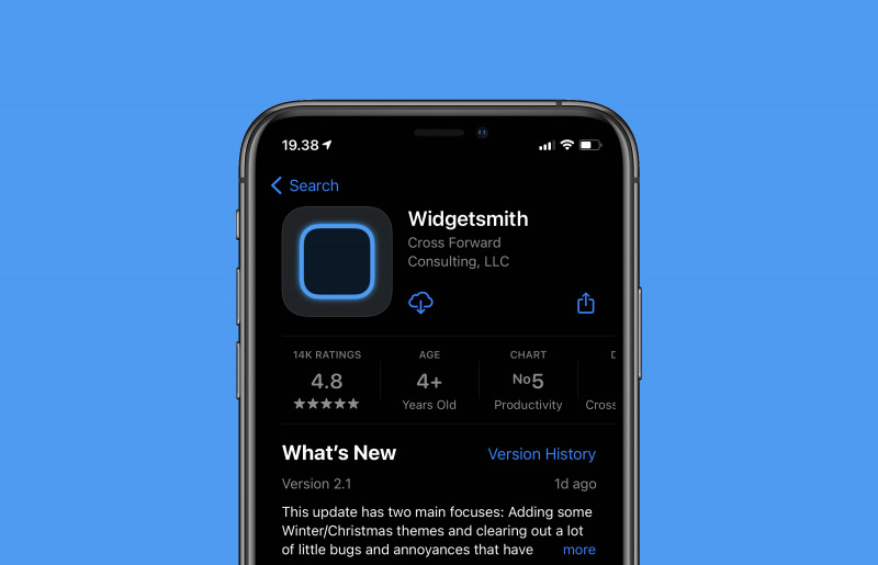 Update Aplikasi Widgetsmith dengan Widget dan Tema Baru