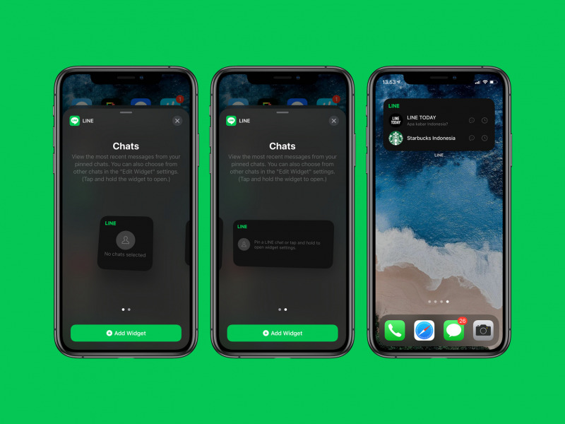 Update Aplikasi LINE dengan Dukungan Widget di iOS 14