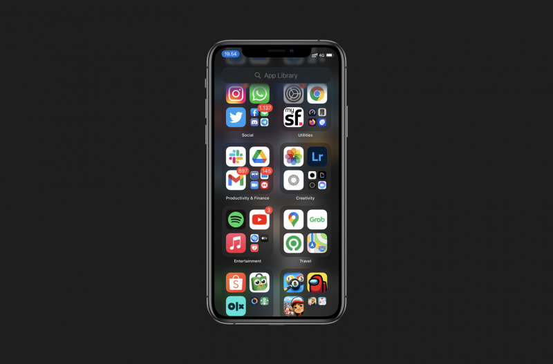 Cara Menghilangkan Badge Notifikasi pada App Library di