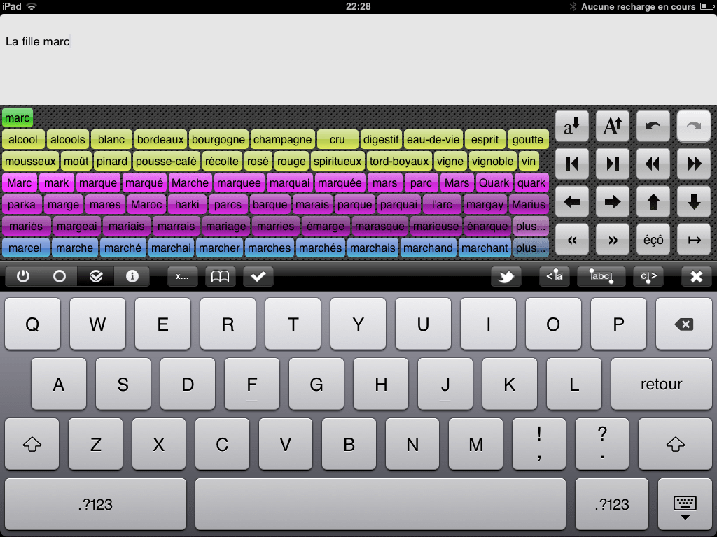 La fonction prédiction de mots sur iPad MacQuébec
