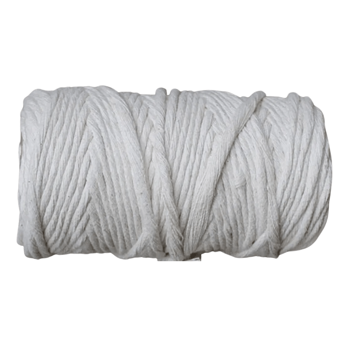 Macrame Rope *singleplyfluffy* 3mm WHITE 140m Macrame.ie