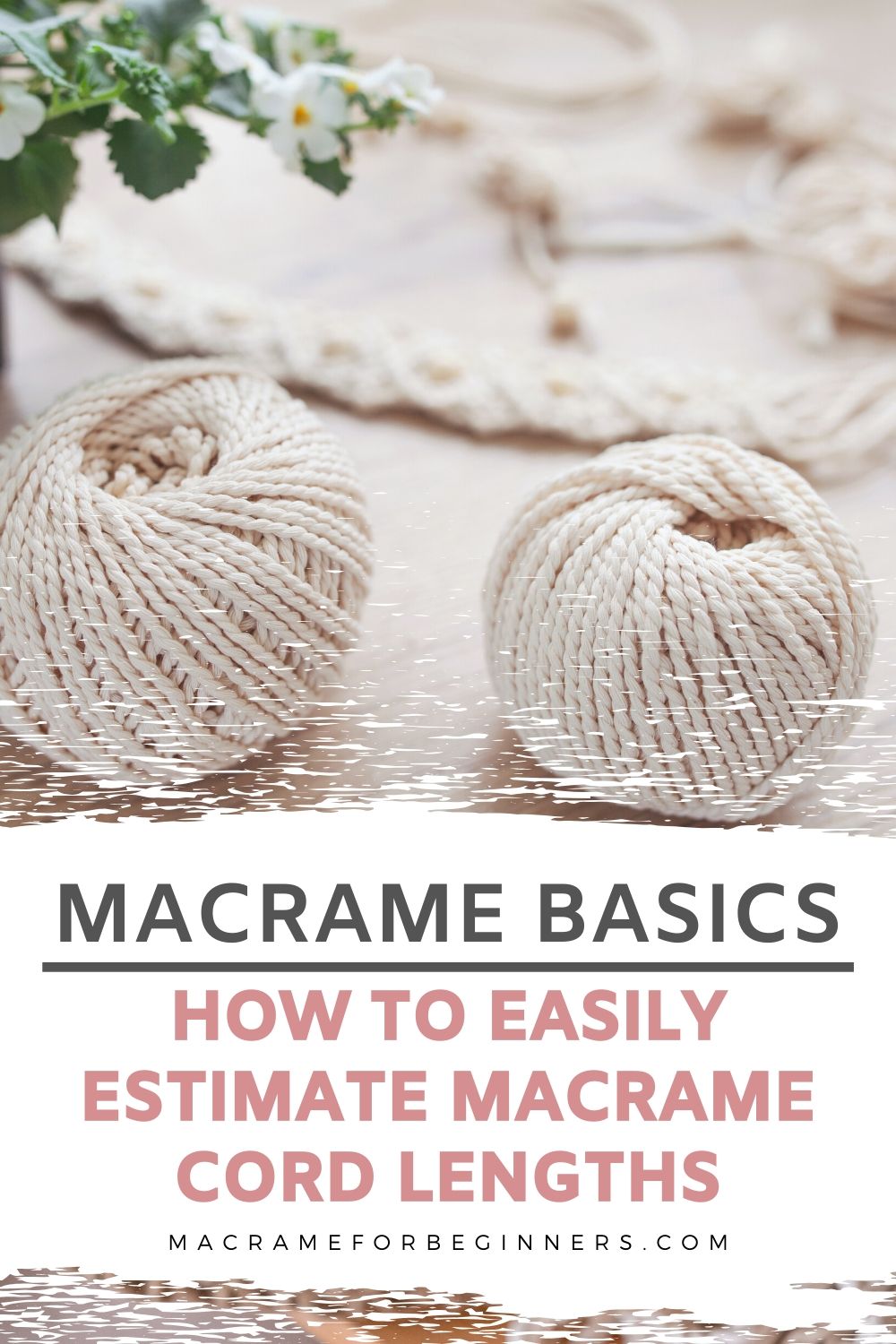 How to Easily Measure Macrame Cords for your Project