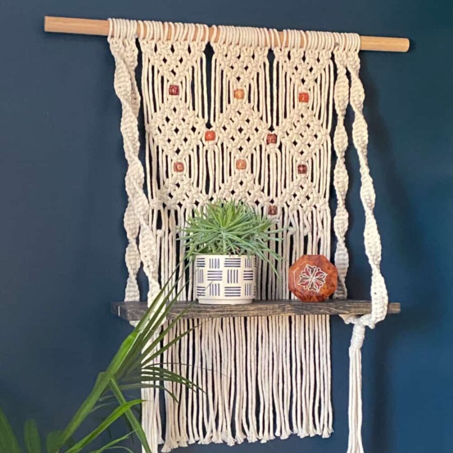 DIY Macrame Shelf Tutorials for Beginners