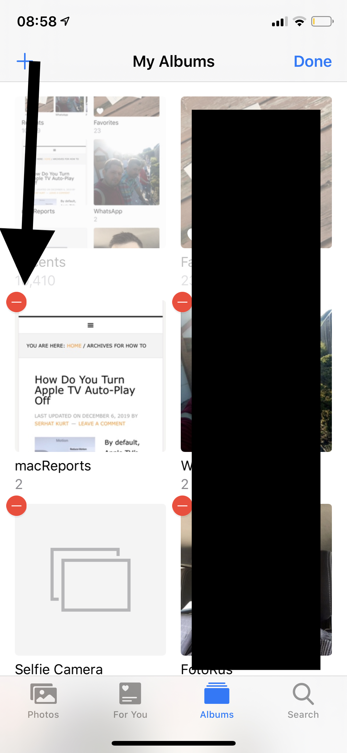 How To Delete Photo Albums On iPhone and Mac • macReports