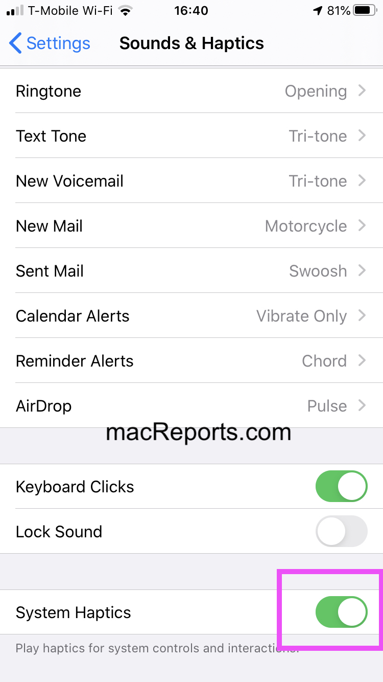 iPhone System Haptics, What They are, Enable or Disable • macReports