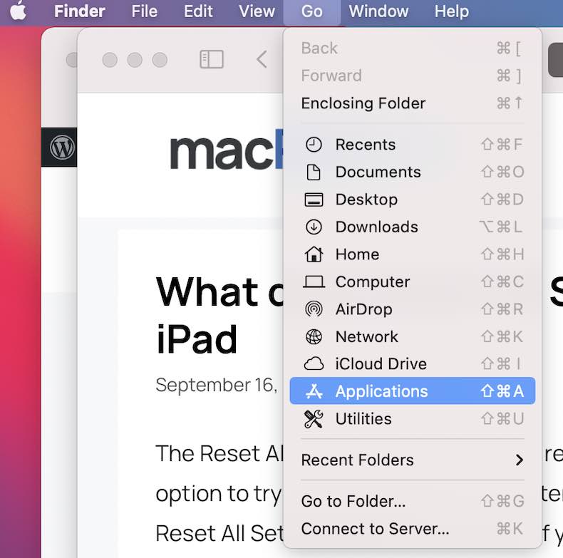 How to Find Applications Folder on Mac â€¢ macReports