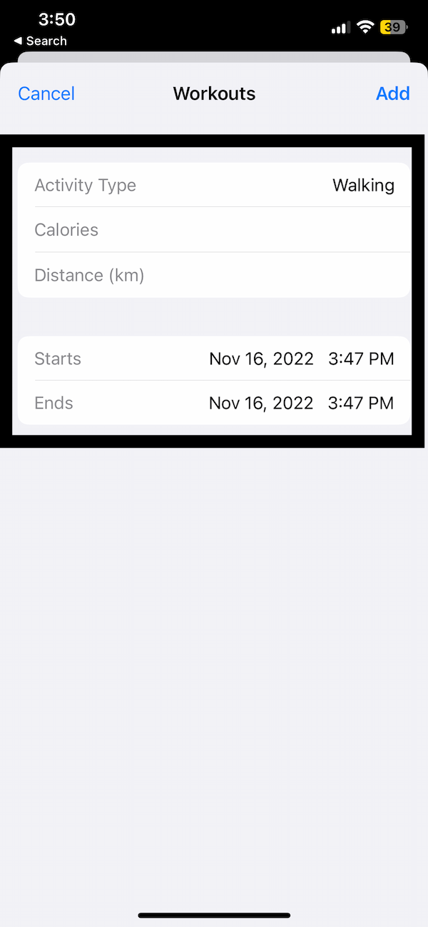 How to Manually Add a Workout to Apple Watch • macReports