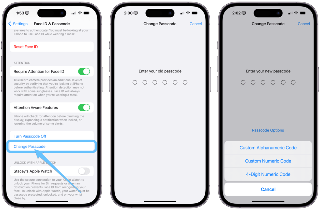 How to Change the Passcode on iPhone and iPad • macReports
