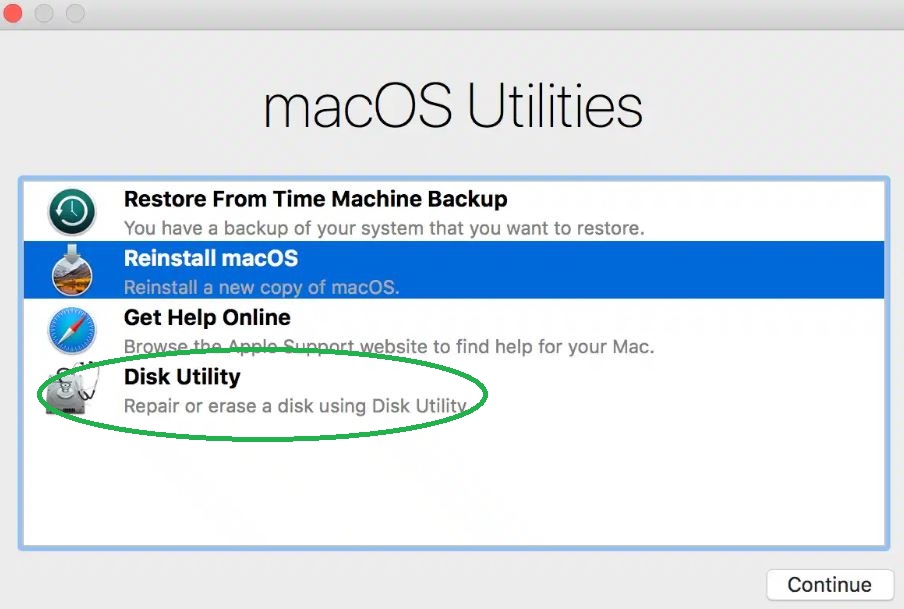 Installer information on the recovery server is damaged