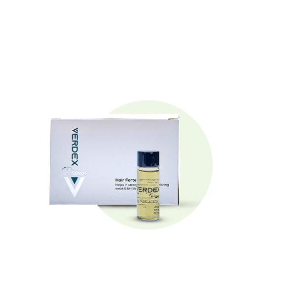 Verdex Prime Hair Forte Ampoules 12 fl*5ml Macro Group Pharmaceuticals