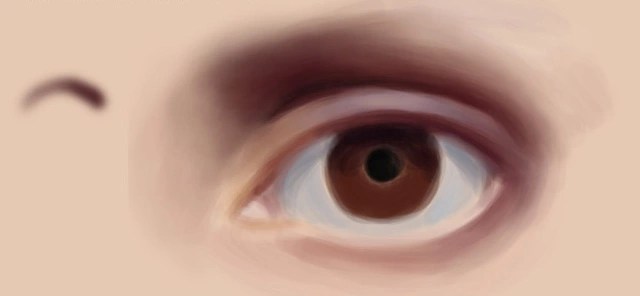 как нарисовать глаз в фотошопе
