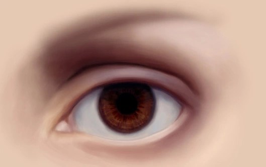 как нарисовать глаз в фотошопе