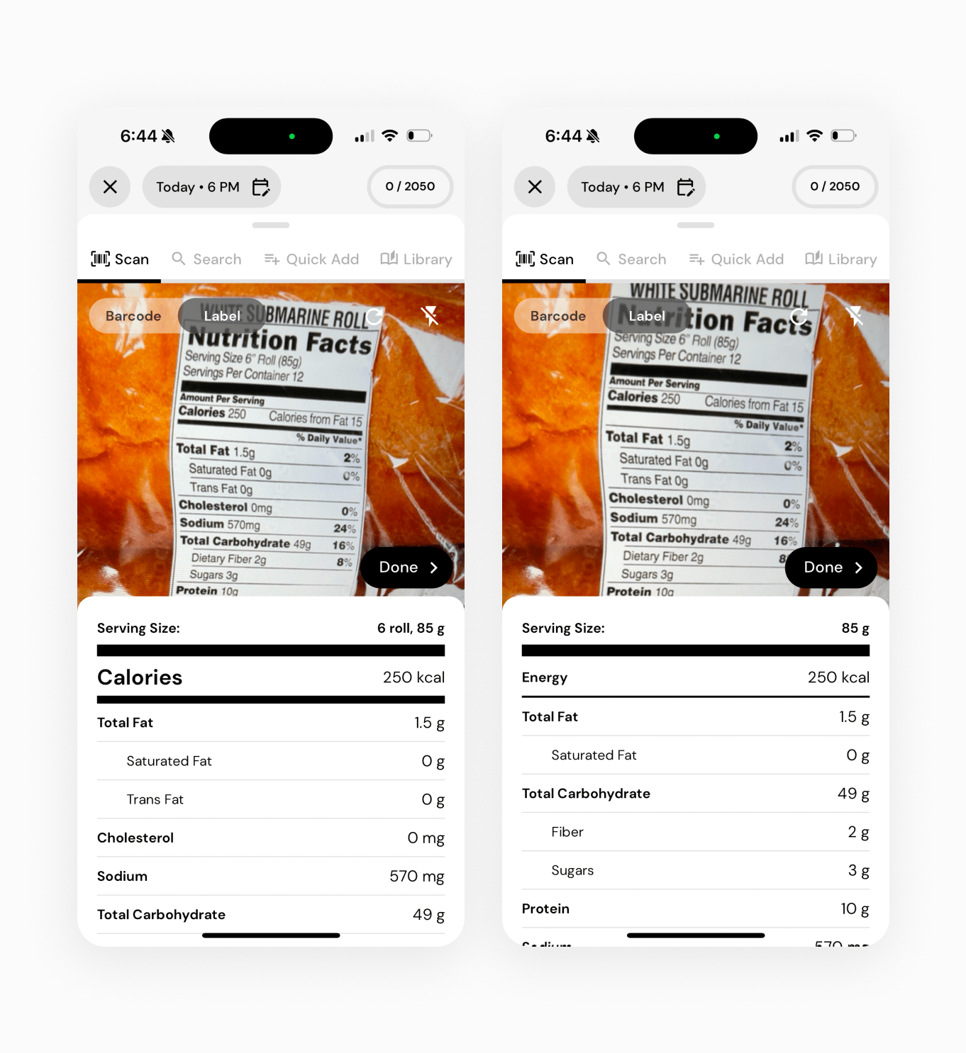 Label Scanner Scan Nutrition Labels to Track Foods Faster