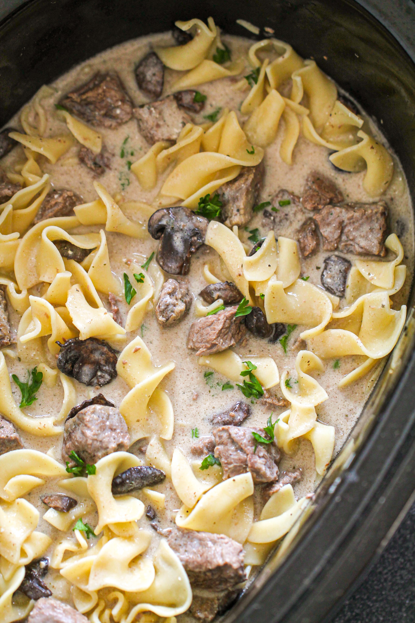 Slow Cooker Beef Stroganoff Macro Friendly Food