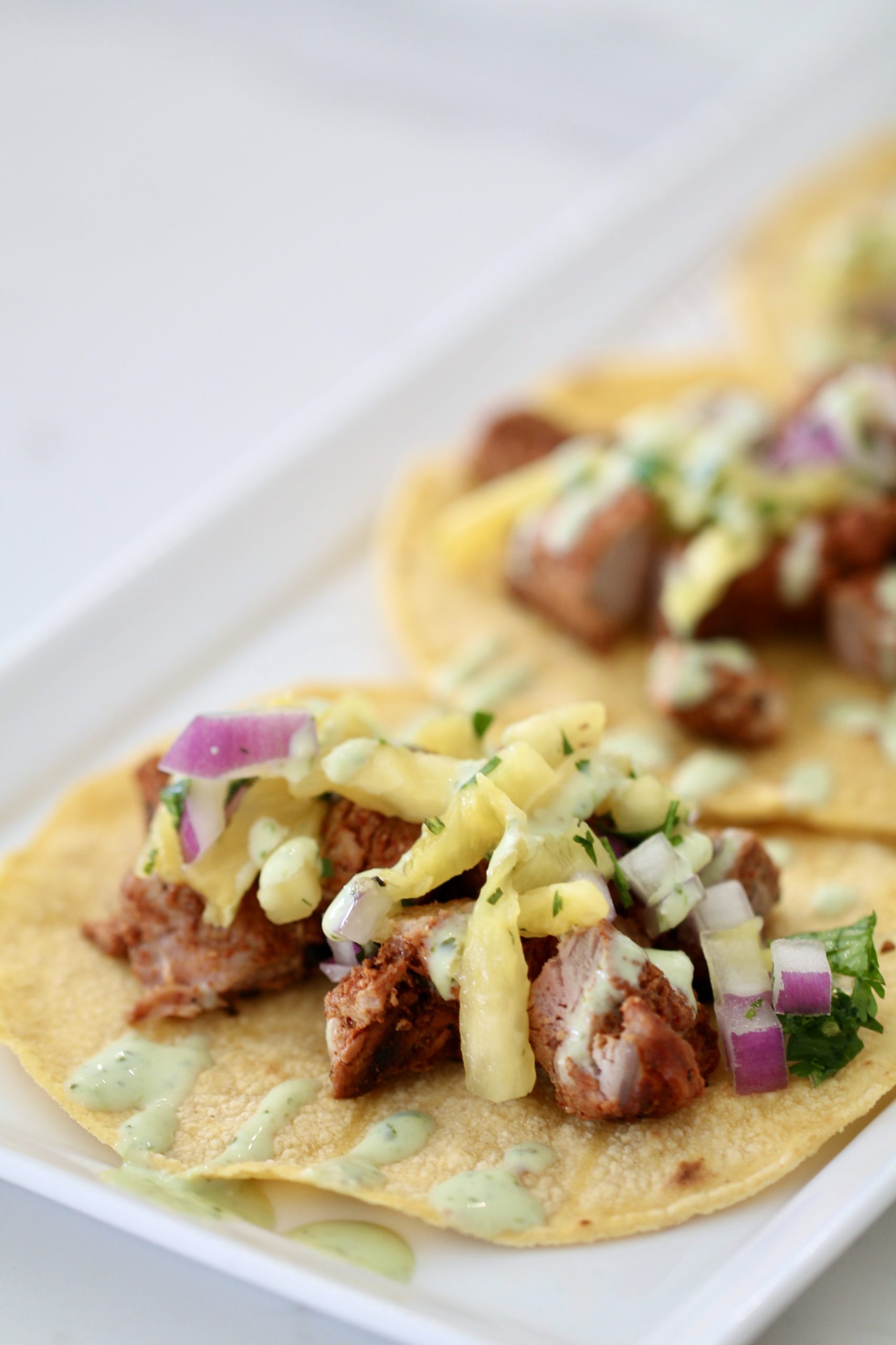 Tacos Al Pastor Macro Friendly Food