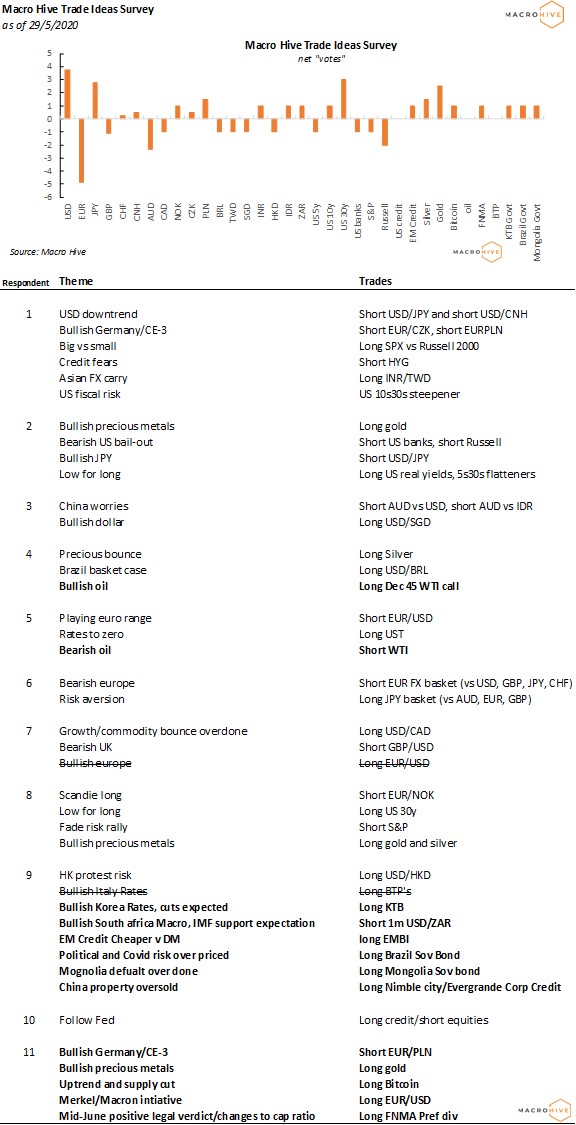 Trade Ideas Survey Macro Hive
