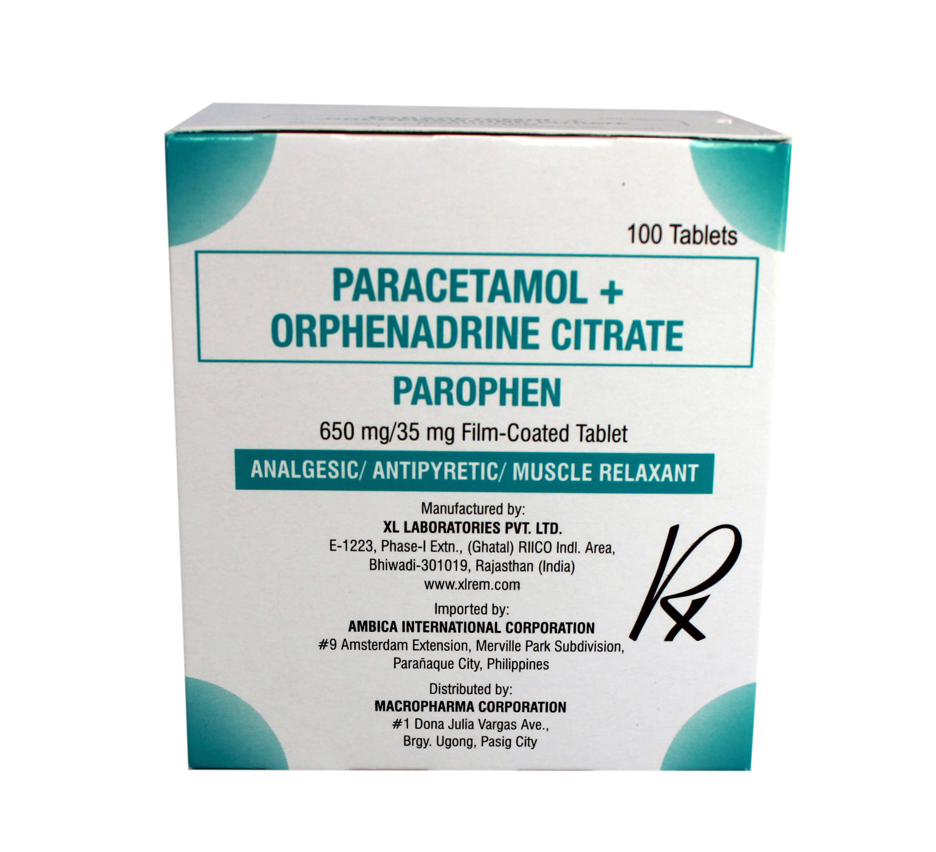 Parophen Macropharma Corporation