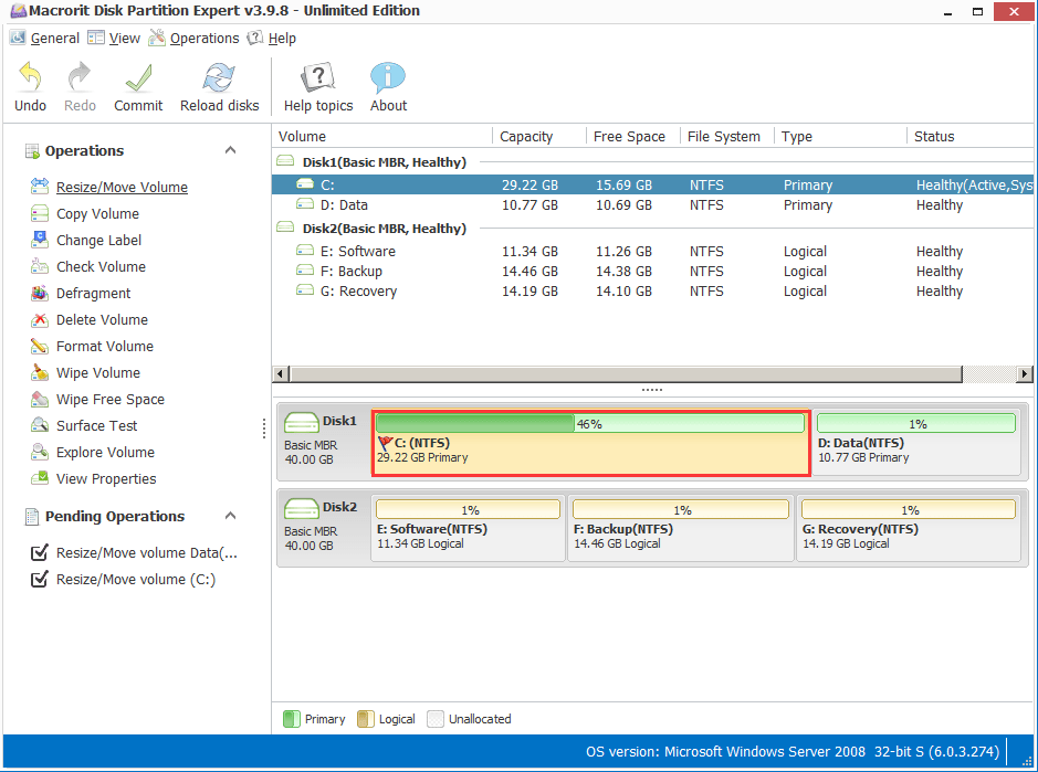 How to Extend System C Partition on Windows? Try Macrorit