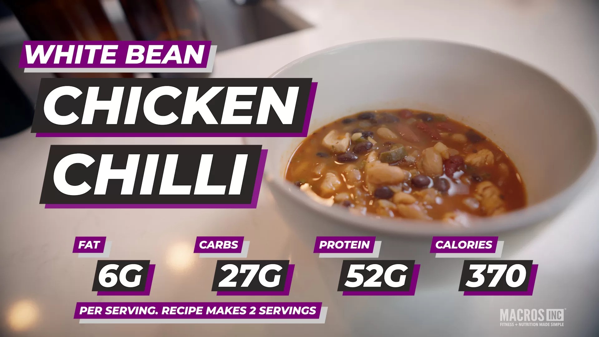 White Bean Chicken Chilli Macros Inc