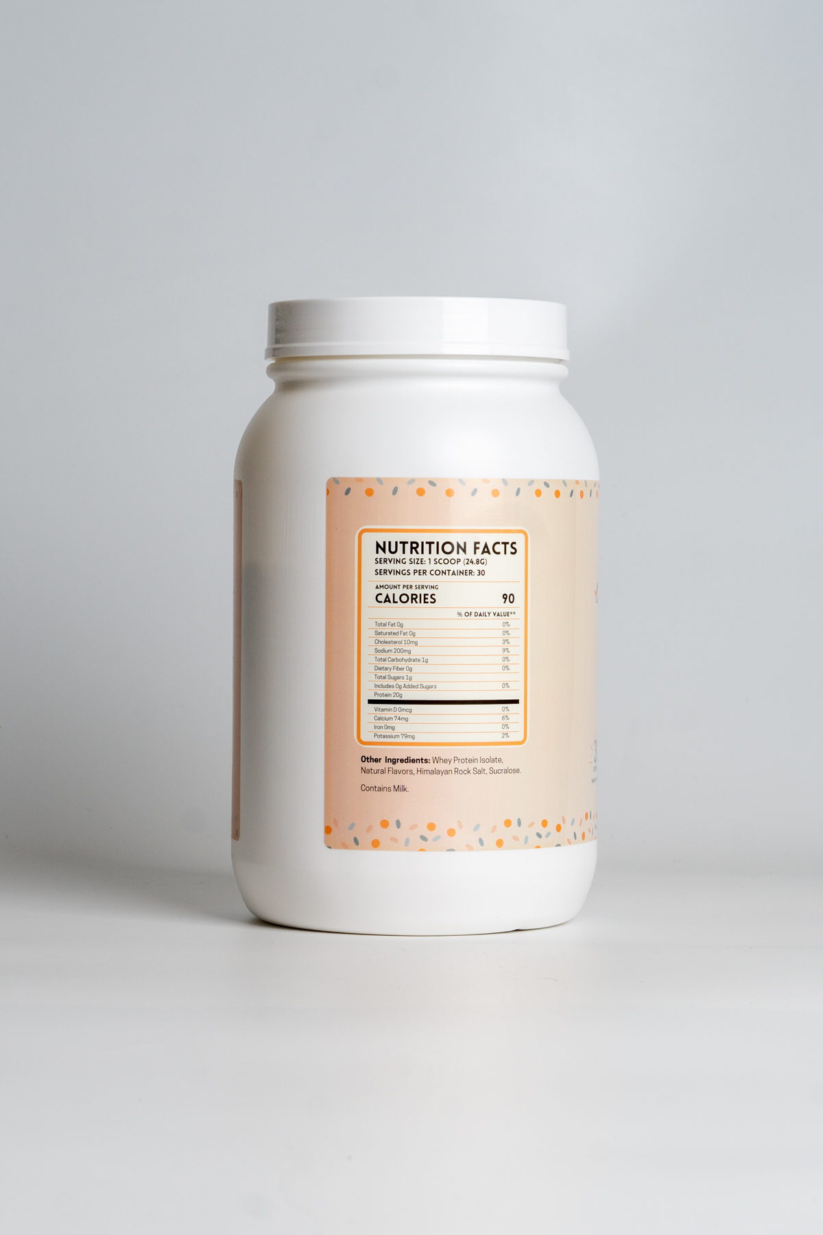 emPowered Nutrition Cake Batter Whey Protein Macros With Em