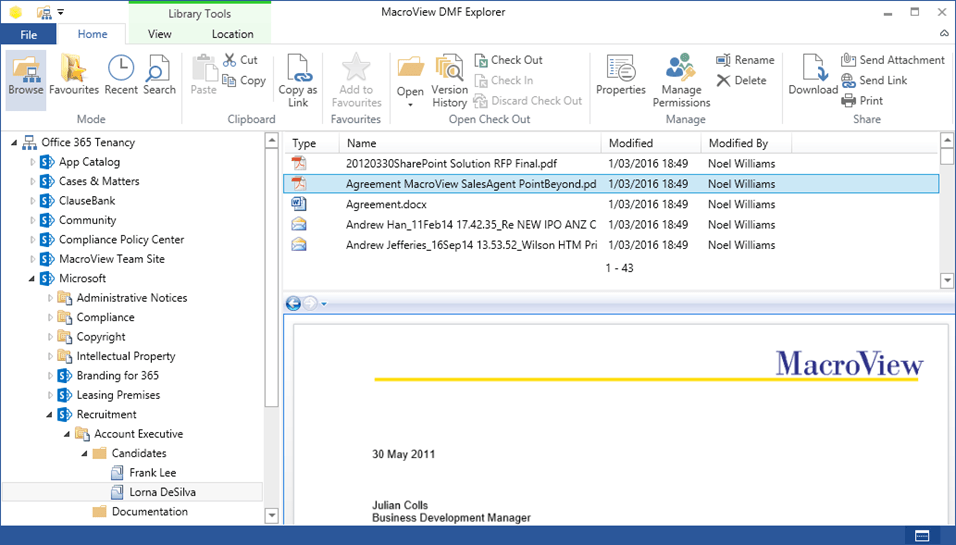 DocumentSetWithinFolderWithinLibrary