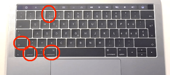 Screenshot unter Mac OS