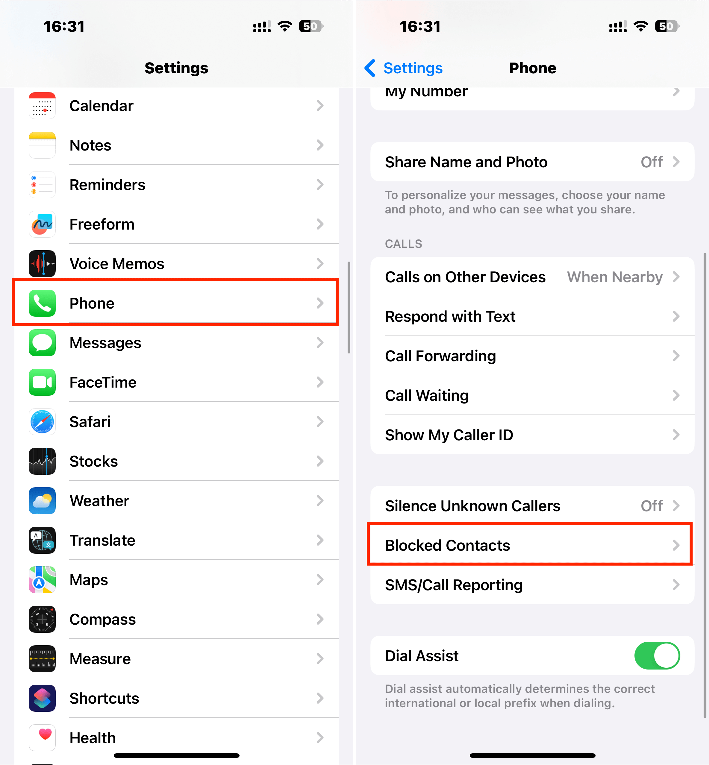 How To Find Blocked Numbers On iPhone MacsWire