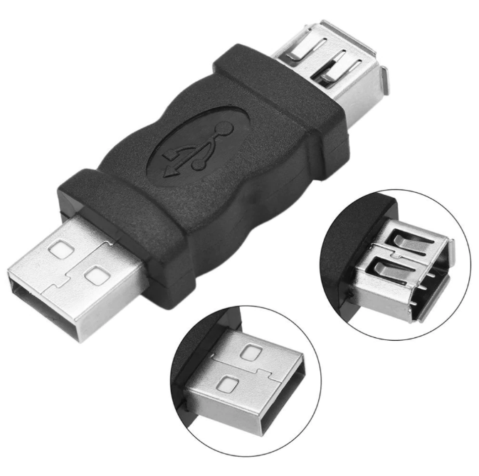 Firewire IEEE 1394 6 Pin Female naar USB 2.0 Type A MacTurn