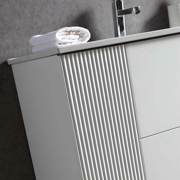 Groove Wall Mounted Vanity 1200mm Maculate