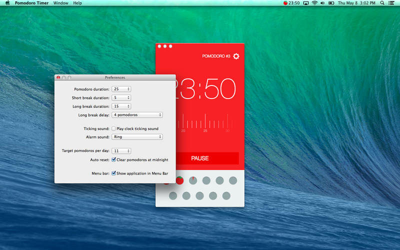 Pomodoro Timer 1.5 Mac OS