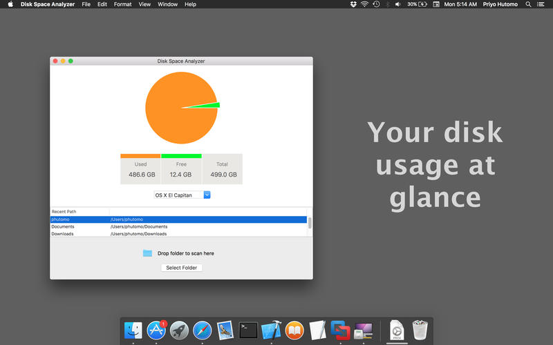 Disk Space Analyzer 1.0.3 скачать Mac OS