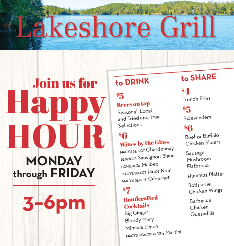 Lakeshore Grill Ridgedale Happy Hour