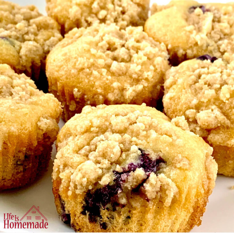 The Best Blueberry Yogurt Muffins