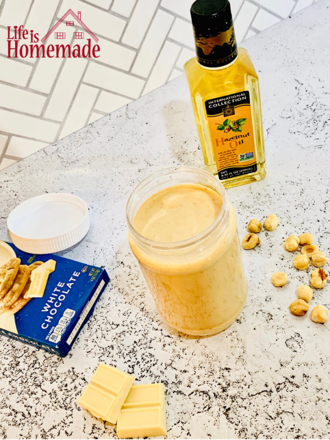 White Chocolate Hazelnut Butter Spread