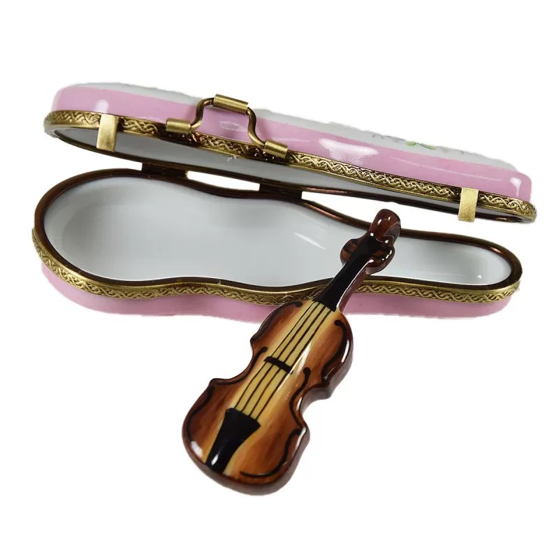 violon porcelaine de Limoges pièce unique