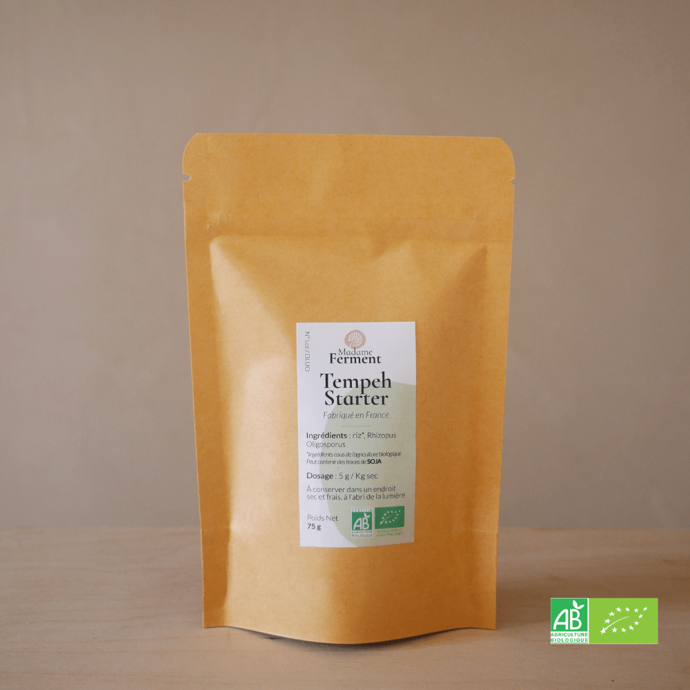Madame Ferment Tempeh Starter 100 organic made in France