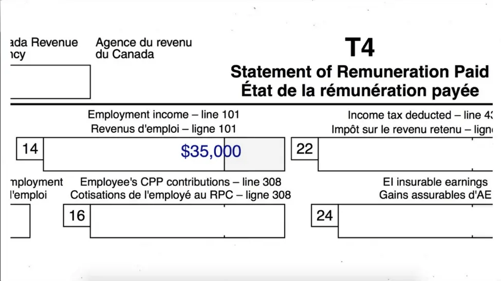 COMMENT PRÉPARER UN FEUILLET T4 Madan CA