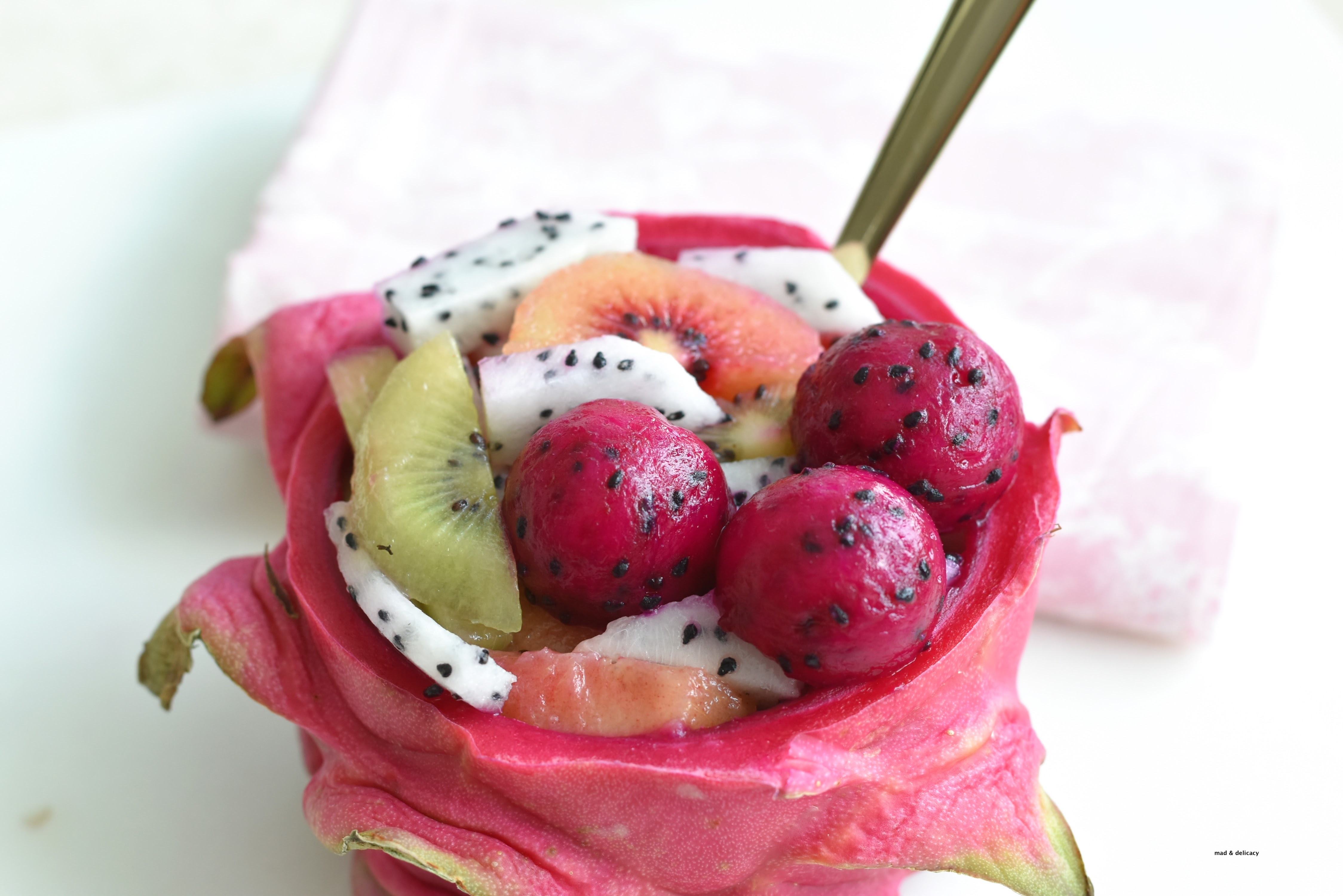 Tropical Fruit Macedonia Salad mad and delicacy