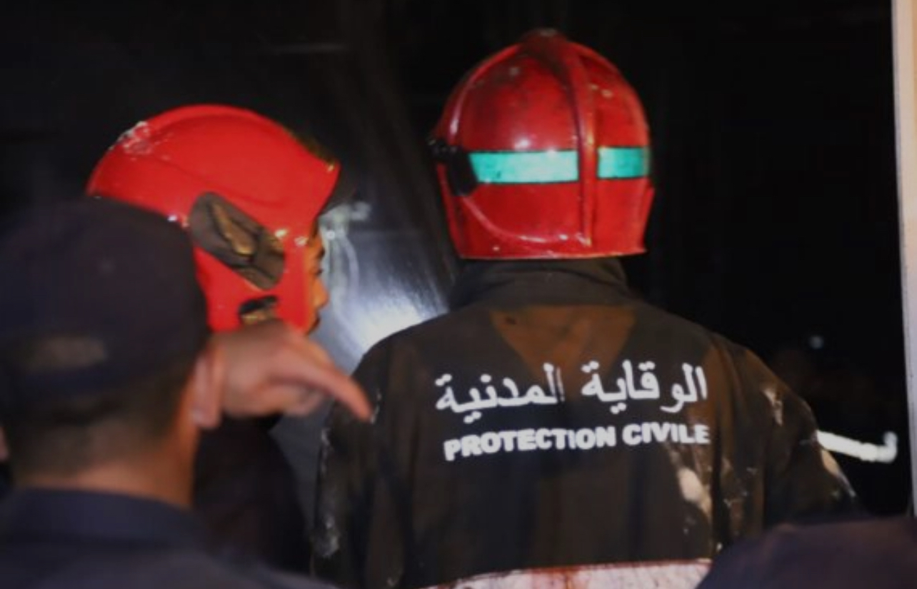 مصرع شخصين في حريق بمراكش مصرع شخصين في حريق بمراكش