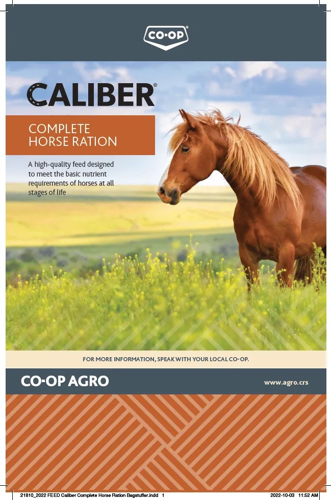 Caliber Complete Horse Ration (Coop) Equine Nutrition Analysis