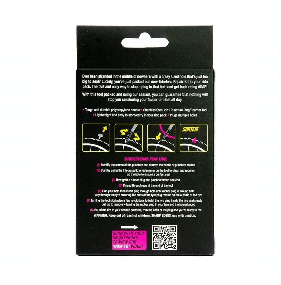 MucOff Puncture Plug Repair Kit