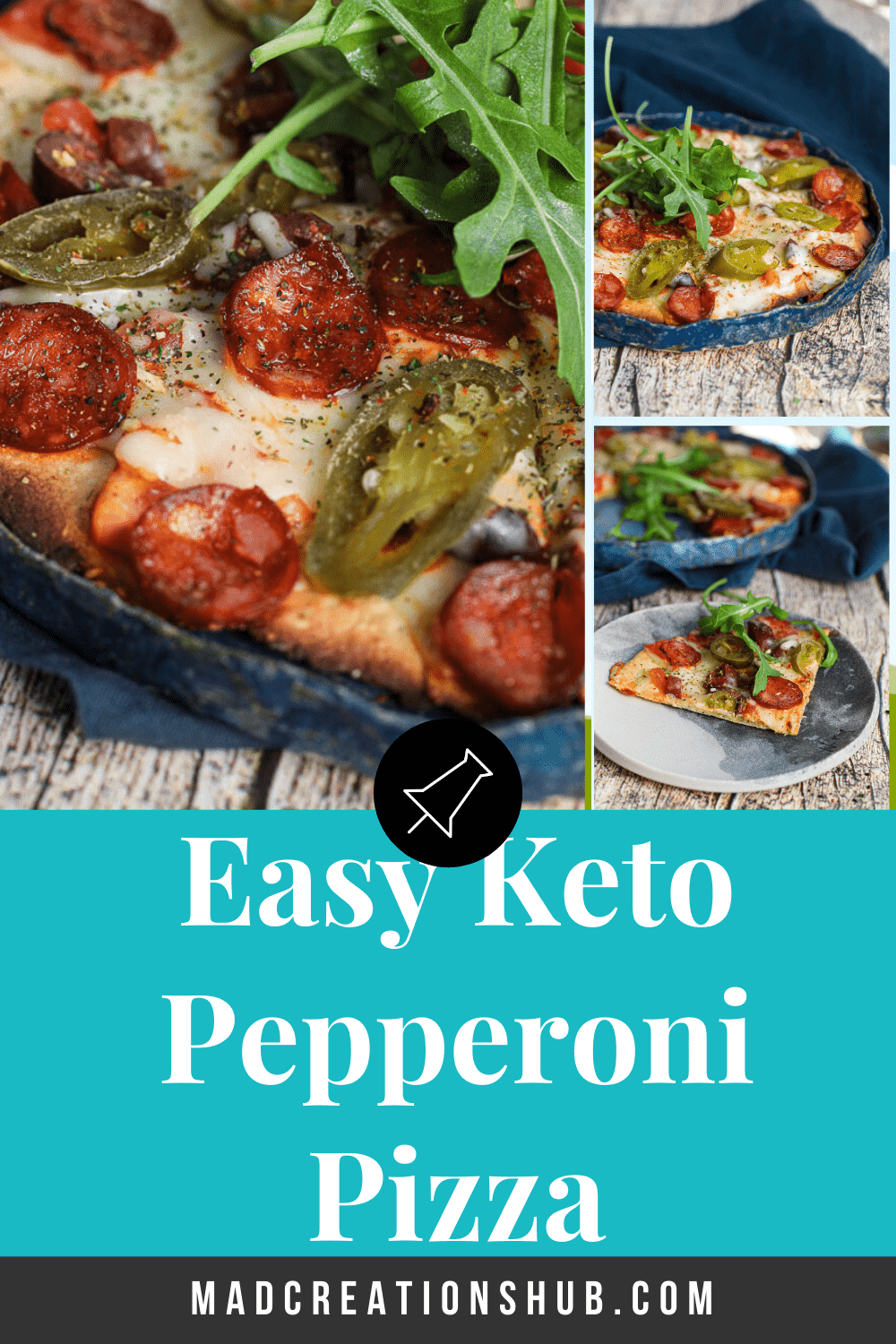 Easy Keto Pepperoni Pizza Mad Creations Hub