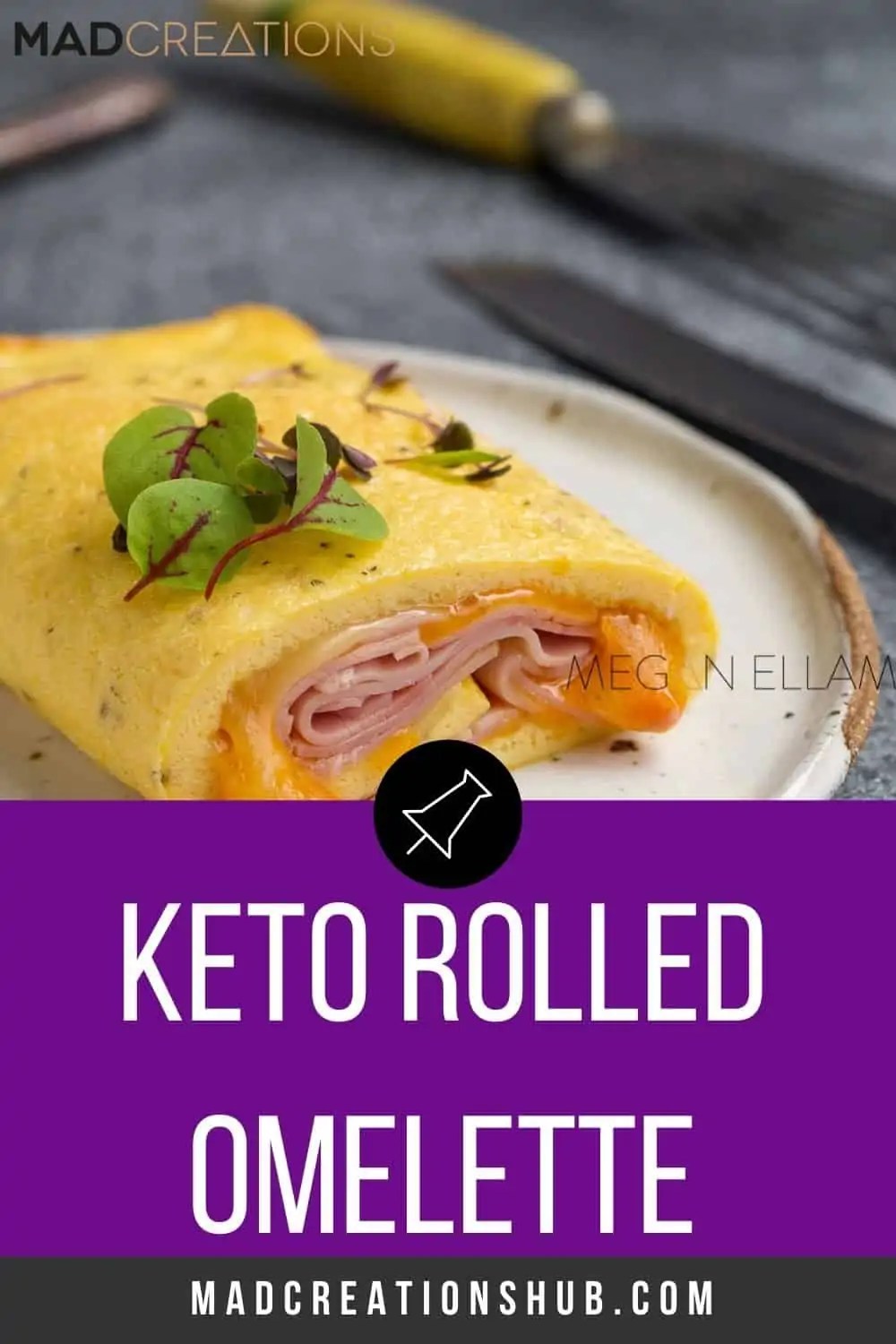 Keto Omelette Rolled and Baked Mad Creations Hub