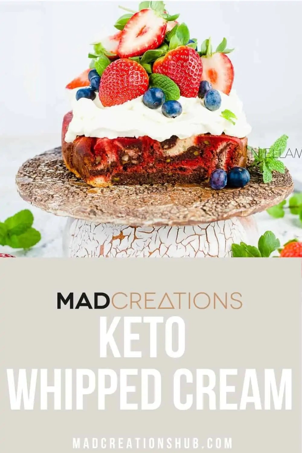 Keto Whipped Cream Easy 3 Ingredient Keto Recipe Mad Creations Hub