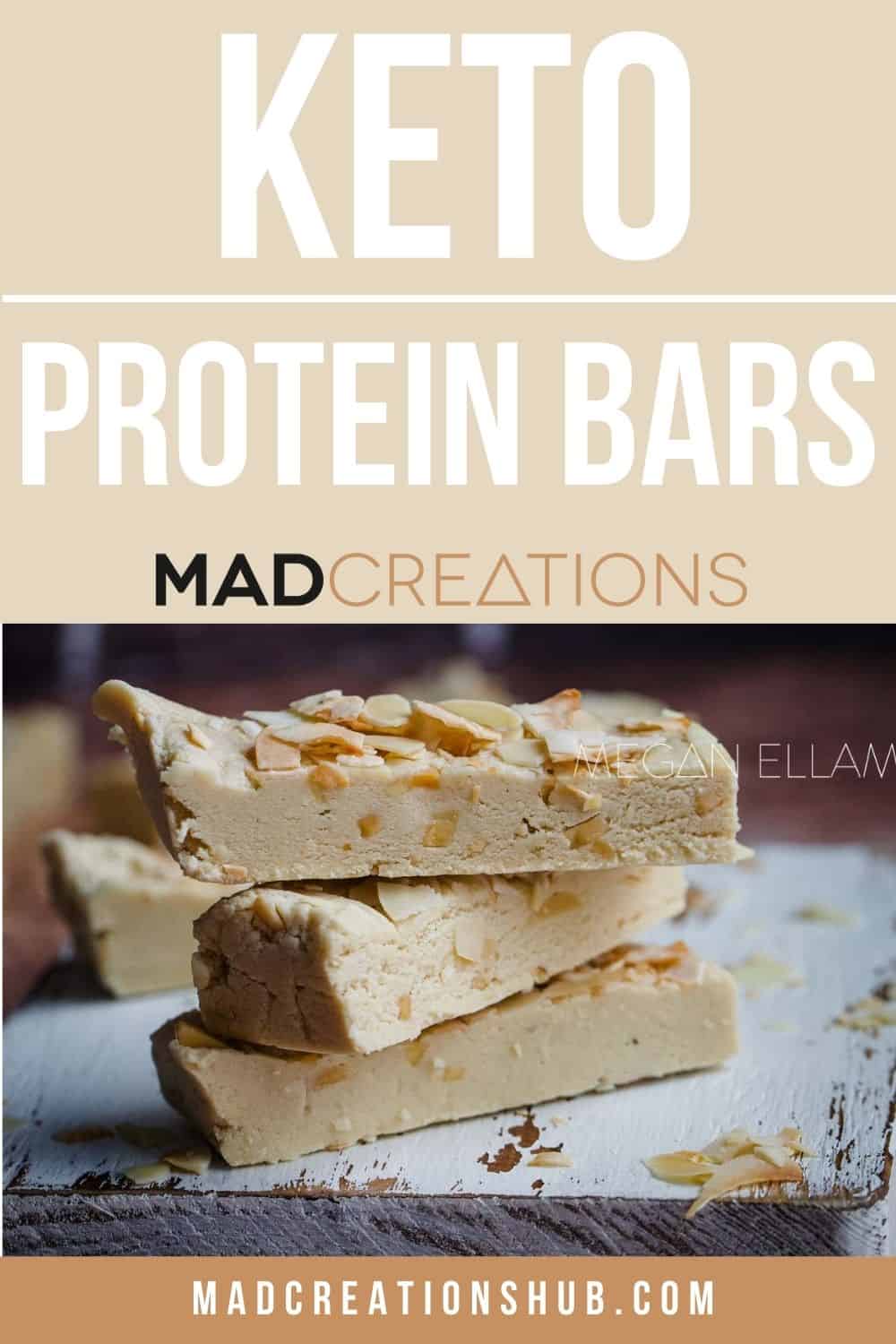 No Bake Keto Protein Bars Mad Creations Hub