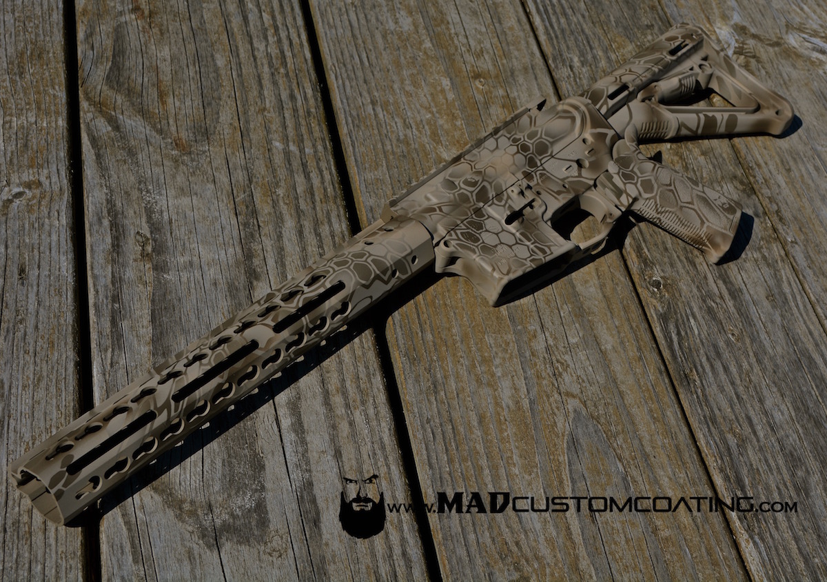 MAD Dragon Camo in Magpul FDE, Patriot Brown & Desert Sand Mad Custom