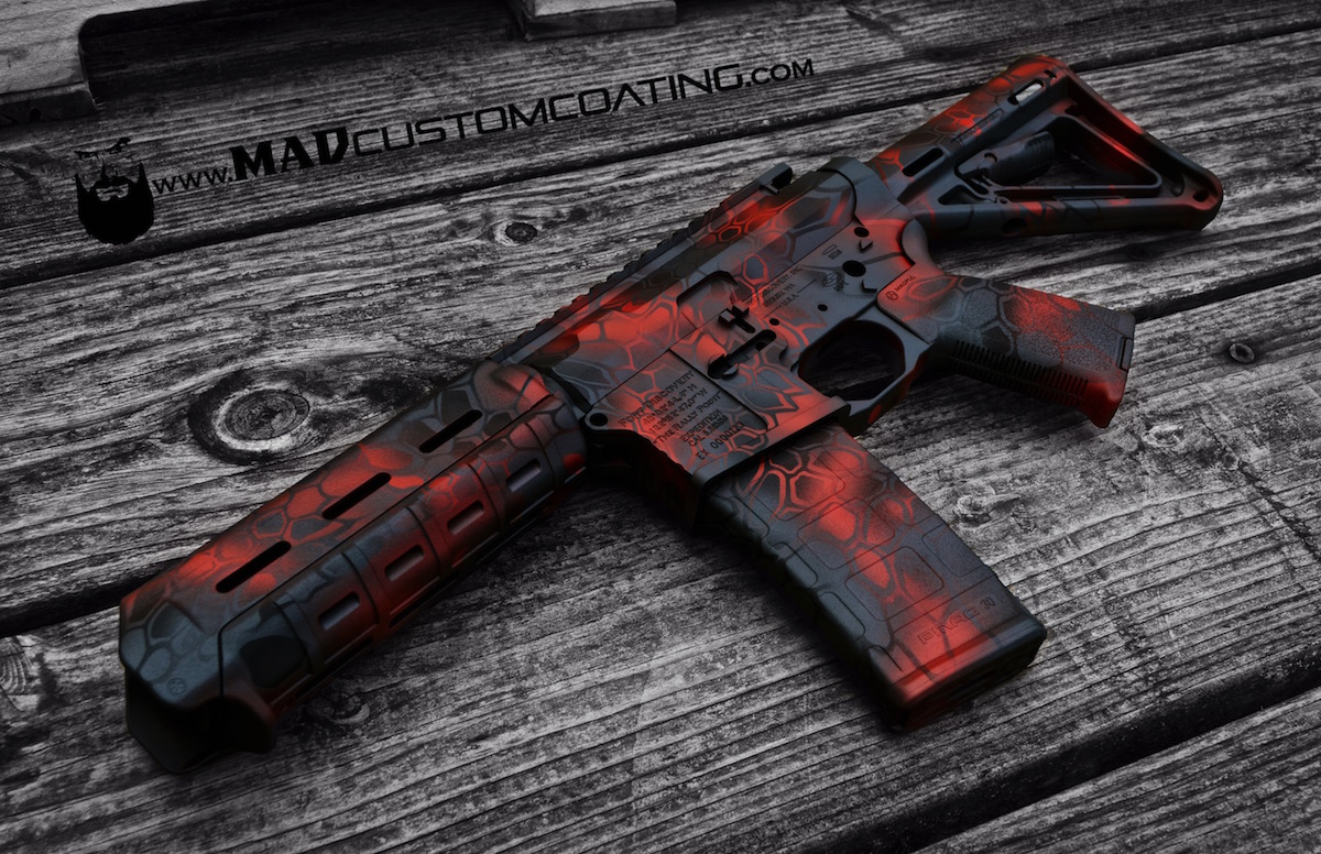 MAD Dragon Camo in MAD Black, Sniper Grey & USMC Red Mad Custom