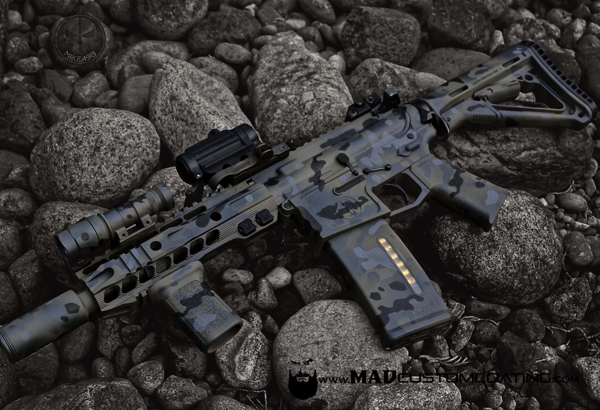 MADLand Camo in Magpul Foliage, Sniper Grey, Mike498 Grey & Black Mad