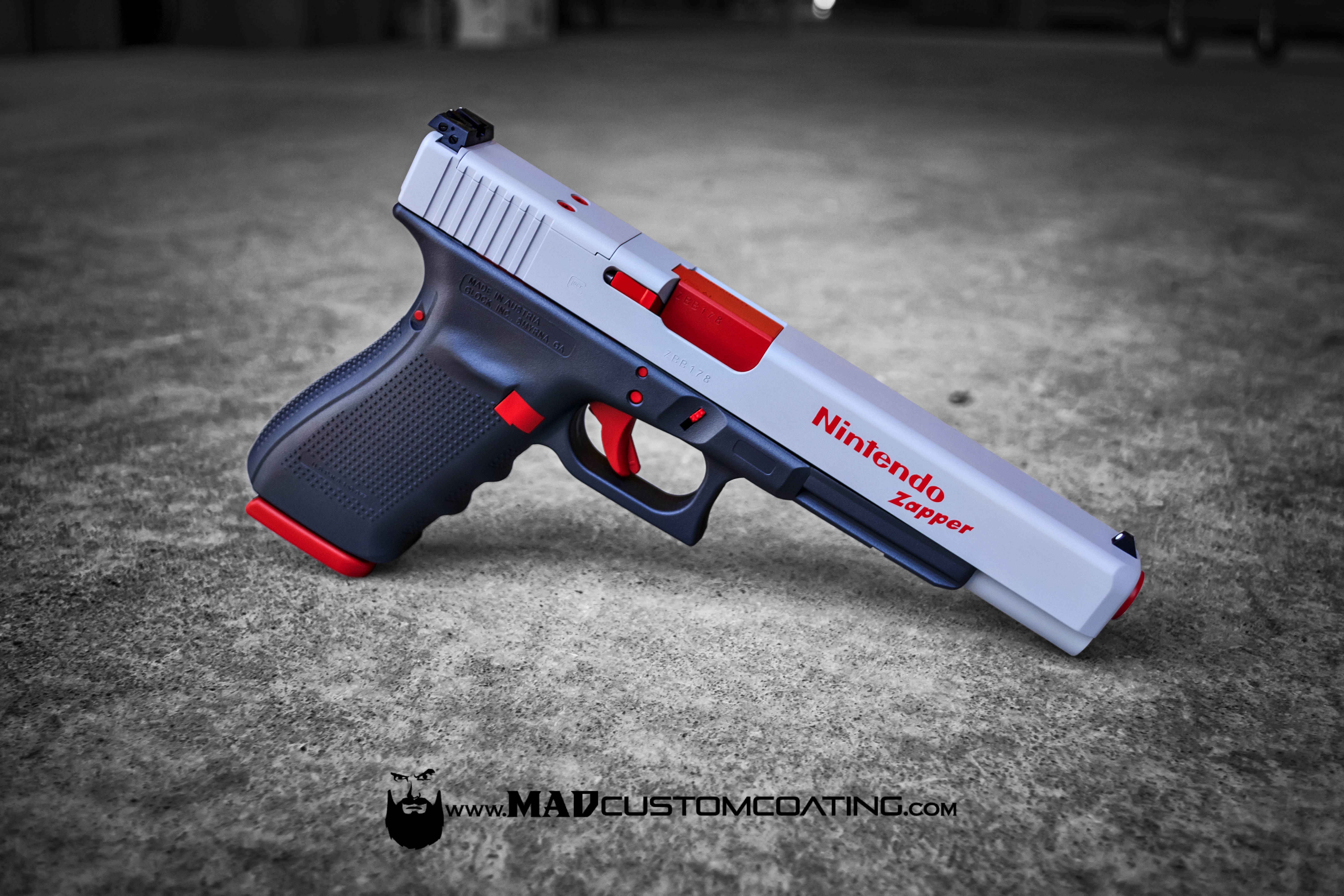 Glock Nintendo Theme Mad Custom CoatingMad Custom Coating